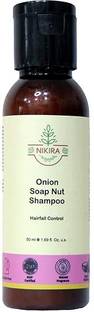 NIKIRA Onion Soap Nut Shampoo | Sulphate-Free | Hair Fall & Dandruff Control