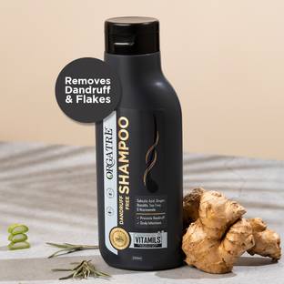 Orgatre Dandruff Free Shampoo For Dandruff & Scalp Control With Tea Tree & Rosemary Oil
