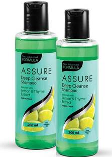 ASSURE Deep Cleanse Shampoo Enriched with Lemon Thyme Extracts (for oily hair) 2X200ml