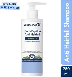 WishCare Multi Peptide Anti Hairfall Shampoo with Rice Water , Rosemary & Caffeine