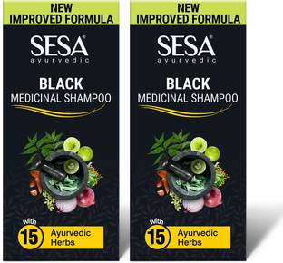 SESA Ayurvedic Shampoo for Hair Fall Control With 17 Natural Herbs