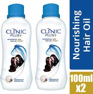 Clinic Plus Nourishing Hair Oil Non Sticky'100ml'x2
