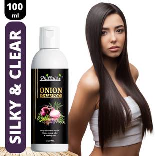 Phillauri Onion Shampoo with Vitamin E, Natural Extracts & Herbs