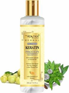 drontika Premium Pure Keratin Shampoo with Coconut oil, Avocado & Shea Butter