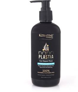 KERATINE PROFESSIONAL NANO PLASTIA HAIR REPAIR SHAMPOO Nourishes Dry Hair & Controls Frizz, Shiny