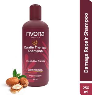 RIVONA NATURALS Keratin Shampoo | Repair & Shinier hair l Protein+Argan Oil for dry hair