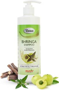 Rovaan Bhringa Hair Shampoo for Hair Growth | Cleans Hair & Scalp - 500ml