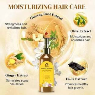 Sandarbh Long lasting hair dye shampoo for Dandruff Control Hair , Yellow