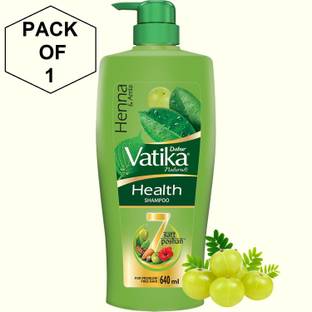 DABUR VATIKA Health Shampoo For Problem Free Hair Pack of-2.(LOOFH FREE )