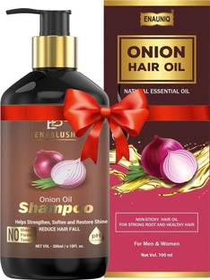enablush Onion Shampoo ( 300ml)And Onion Oil ( 100ml ) Hair Growth Combo