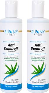 Sunny Herbals Anti Dandruff Shampoo - Pack 2