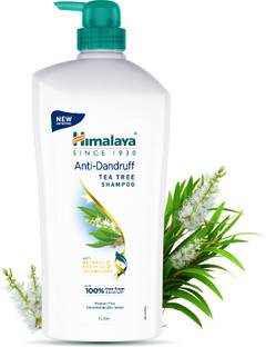 HIMALAYA Anti-Dandruff Tea Tree Shampoo (1L) + Anti-Dandruff Tea Tree Shampoo (80ml) Free