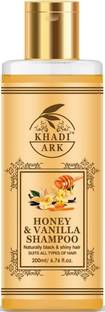 Khadi Ark Honey & Vanilla Hair Shampoo for Hair Growth , Silky & Shiny Hair