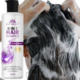 INTIMIFY 9 in 1 Hair Shampoo for Hair Growth & Hair Fall Control, Prevent Greying of Hair