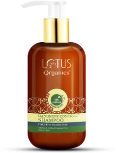 Lotus Organics+ Dandruff Control Shampoo | Reduces & control Scalp Oil | Sulphate Free