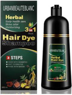 URBANBEAUTEBLANC 3-in-1 Scalp Dye Herbal Hair Health Care, Shine Care & Moisturizing Shampoo