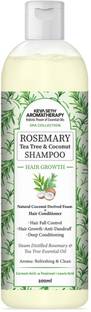 KEYA SETH AROMATHERAPY Rosemary Tea Tree Coconut Shampoo, Hair Growth Natural Coconut Derived Foaming