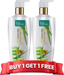 Olivia Moisture Revive Shampoo with Aloe Vera & Vitamin E, 200ml
