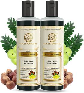KHADI NATURAL Amla Reetha Cleanser/Shampoo (Pack of 2)