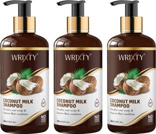 Wrixty Coconut Milk Shampoo For Anti Hairfall Cleanser Shampoo