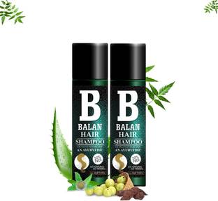 balan Ayurvedic Hair Shampoo with the Goodness of Aloevera Helps in Strong pack of 2