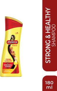 Meera Strong And Healthy Shampoo,With Kunkudukai & Badam,Paraben Free