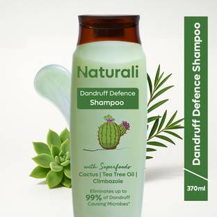 Naturali Shampoo For Dandruff | Tea Tree Oil | Sulphate & Paraben Free | For Oily Scalp