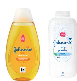 JOHNSON'S Baby Shampoo 100ml With Baby Powder 100ml