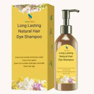 ONE PEAU Japanese Long Lasting Natural Hair Dye Shampoo – No Ammonia