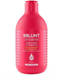 BBlunt Curly Hair Shampoo with Coconut Water & Jojoba Oil - 300 ml