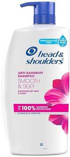 Head and Shoulders Smooth and Silky Anti-Dandruff Shampoo for Dry, Damaged, Or Frizzy Hair