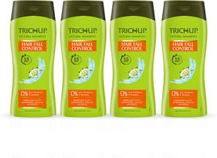 TRICHUP Hair Fall Control Herbal Hair Shampoo (200 ml x Pack of 4)