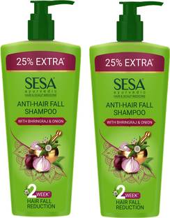 SESA Ayurvedic Anti-Hair Fall Shampoo with Bhringraj & Onion for Shiny Hair