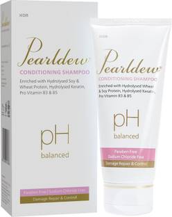 Pearldew Conditioning Shampoo 100 ml | With Aloe, Keratin & Wheat Germ Oil