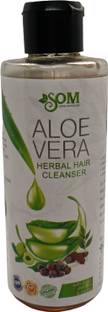 Som Herbal Speacilities Aloe Vera Herbal Hair Cleanser With Amla, Shikakai & Reetha