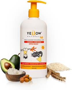 Yellow Naturals Daily Cleanse Shampoo and Conditioner For Kids Hair