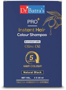 Dr Batra's DR BATRA’S PRO+ INSTANT HAIR COLOUR SHAMPOO – NATURAL BLACK