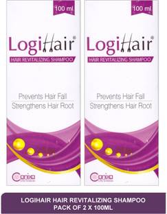 Logihair Hair Revitalizing Anti Hair Loss Shampoo (Pack Of 2) 100Ml