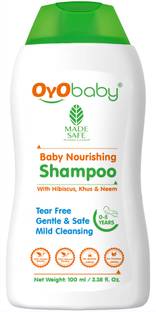 Oyo Baby Baby Shampoo For New Born Baby With No More Tears Formula With Hibiscus & Khus Khus, No Parabens & Alcohol Nourishing Baby Shampoo