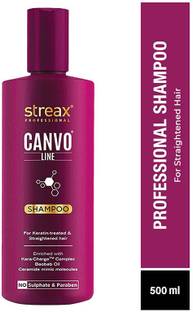 Streax Professional Canvoline Shampoo For Straightened/Chemically treated hair