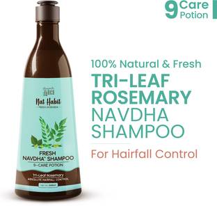 Nat Habit Anti Hairfall Rosemary Shampoo For Women & Men, Sulphate & Paraben Free