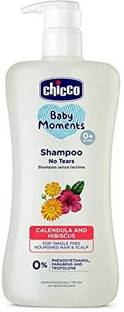Chicco Baby Moments Shampoo for Tear-Free Bath times, New Advanced formula(500ml)