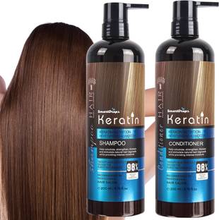 smartdrops Keratin Shampoo and Conditioner Formula for Moisturise & Smooth Hair