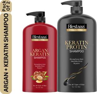 blestaaa essentialss ARGAN Keratin Smooth Shin Shampoo