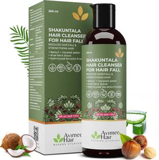 Avimee Herbal Shakuntala Hairfall Control Shampoo for Hair Growth With Keratin Protein,Nansyl