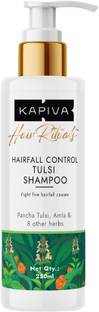 Kapiva Tulsi Anti Hairfall Shampoo | Fights Hard Water Damage & Controls Hair fall