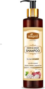 MAPRIL Onion & Ginger Shampoo- for Hair fall control, Stronger Hair -100 ml