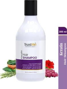 TRUST ME Keratin shampoo Strong&Smooth Hair Enrich With Keratin Protein,RosemarryOil,Neem
