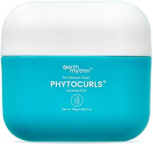 Earth Rhythm Phytocurls Pre Shampoo Cream, Controls Frizz, for Curly Hair - 50ml