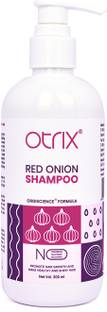 Otrix Red Onion Black Seed Oil Shampoo with Red Onion Seed Oil Extract for hair strengthening & hairfall control - Paraben & Sulphate free